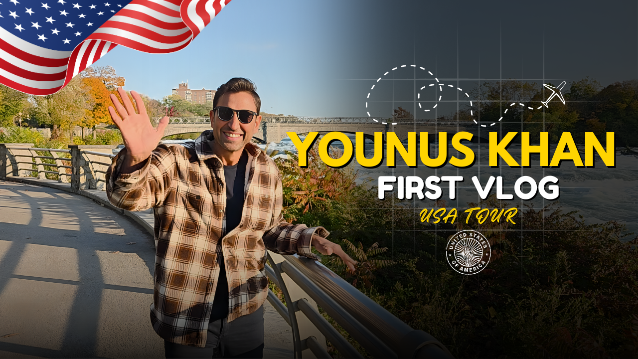 Younus Khan’s First Vlog 